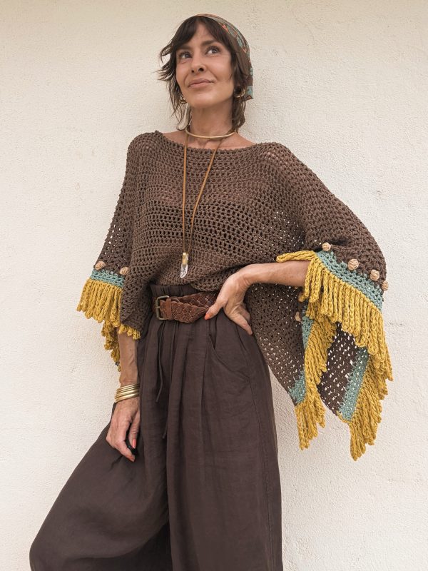 The Jalisco top in Brown
