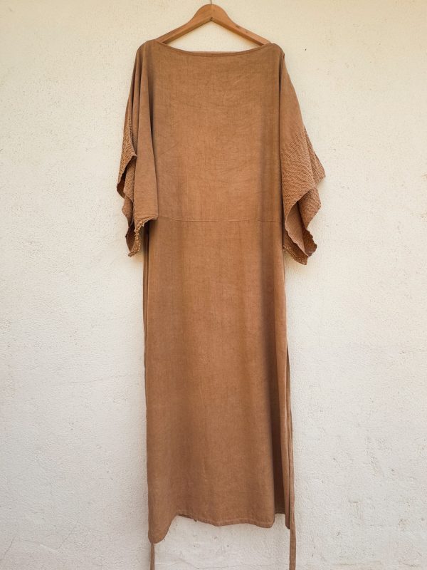 The Hanoi Dress in Sand Color - Imagen 7