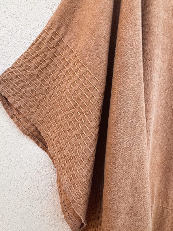 The Hanoi Dress in Sand Color - Imagen 8