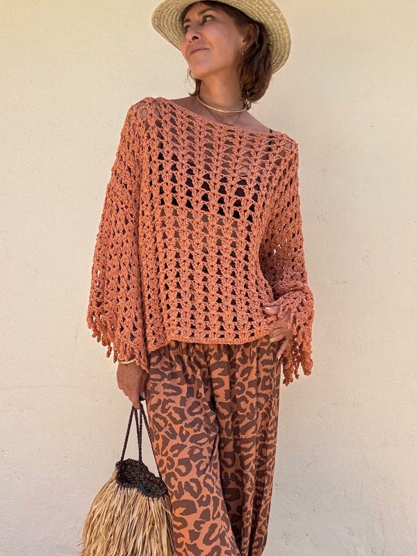 The Summer Sweater in Coral - Image 6
