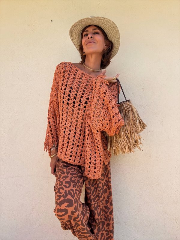 The Summer Sweater in Coral - Image 2