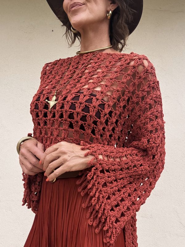 The Summer Sweater in Red - Image 5