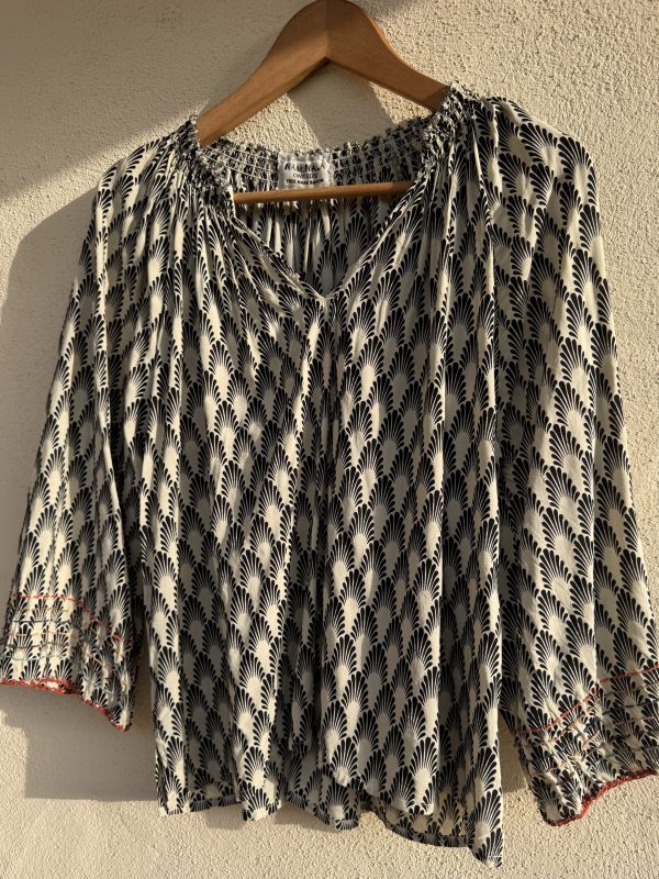 The Melisa Blouse Black - Image 5