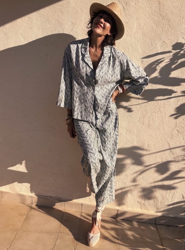 The Pijama Set in Blue - Imagen 2