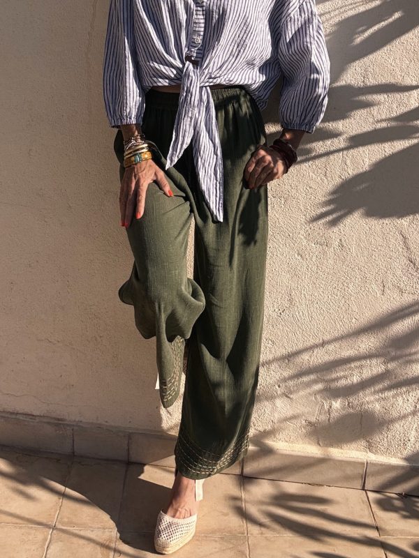 The Zanzíbar Pant Olive - Imagen 5