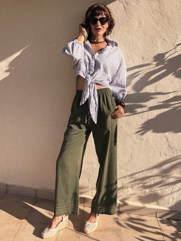 The Zanzíbar Pant Olive - Imagen 4