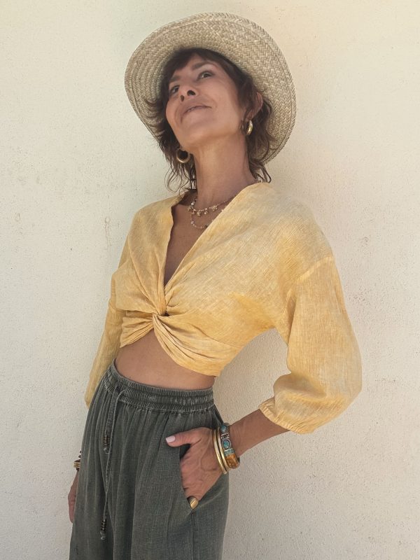 The Nudo Top Yellow