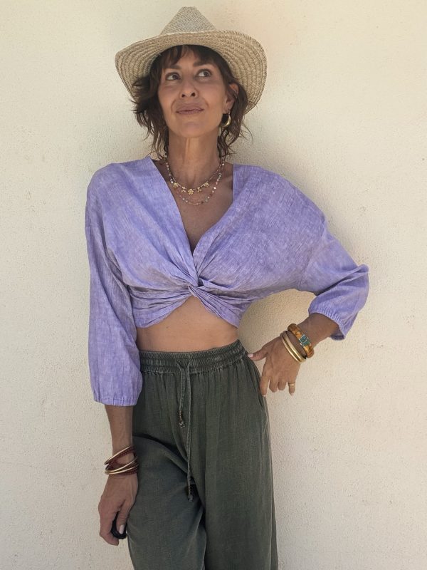 The Nudo Top Lilac