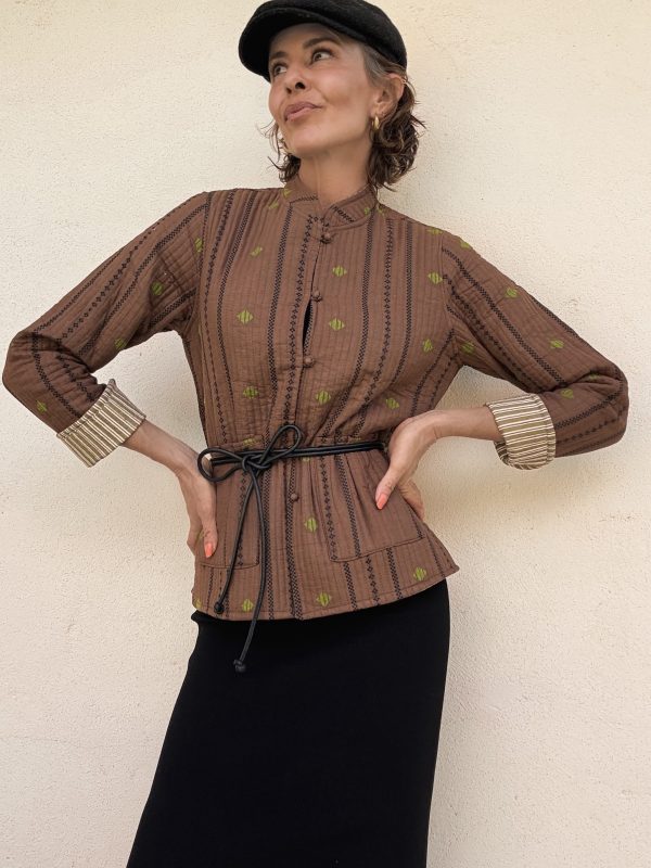 The Jaipur Jacket in Brown