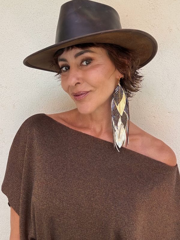 The Pluma Earring Metallic - Imagen 3