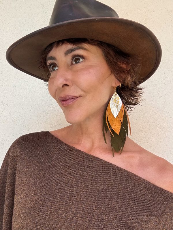 The Pluma Earring Metallic - Imagen 5