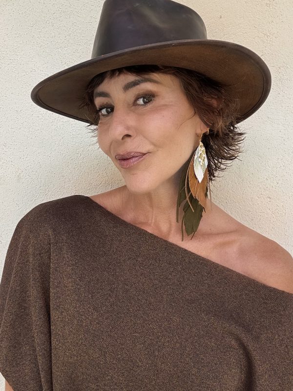 The Pluma Earring Metallic - Imagen 6