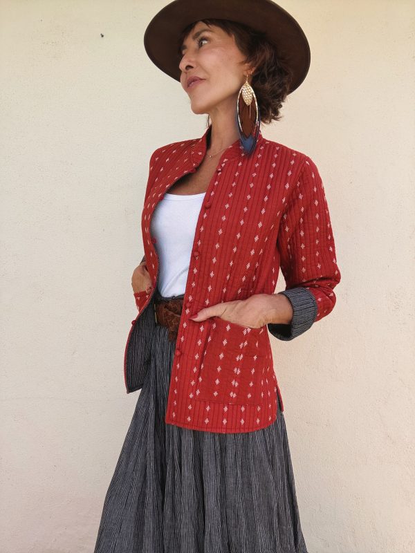 The Jaipur Jacket in Red - Imagen 4