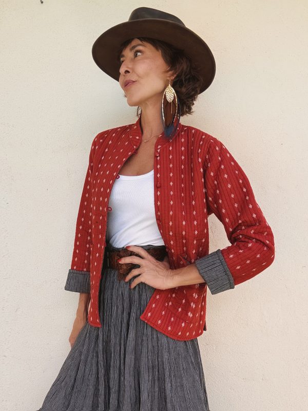 The Jaipur Jacket in Red