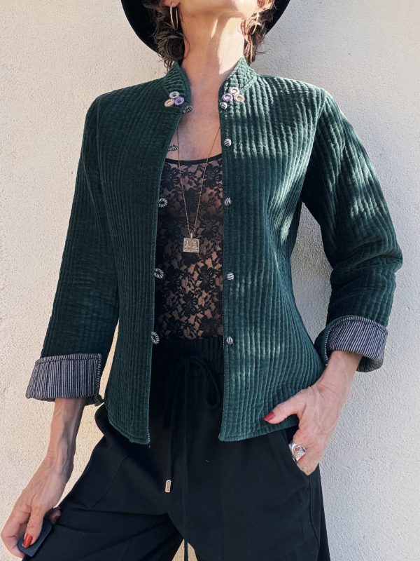 The Velvet Jacket in Green - Imagen 3