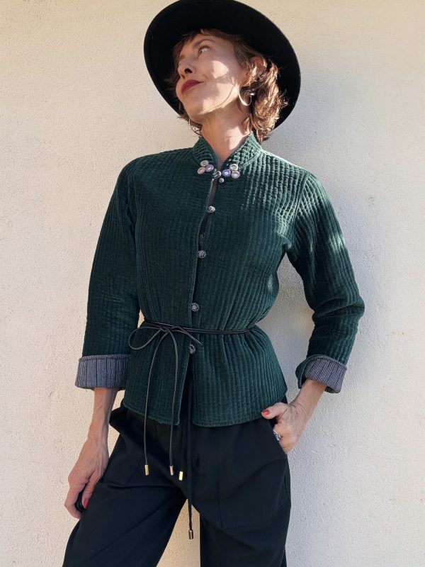 The Velvet Jacket in Green - Imagen 5