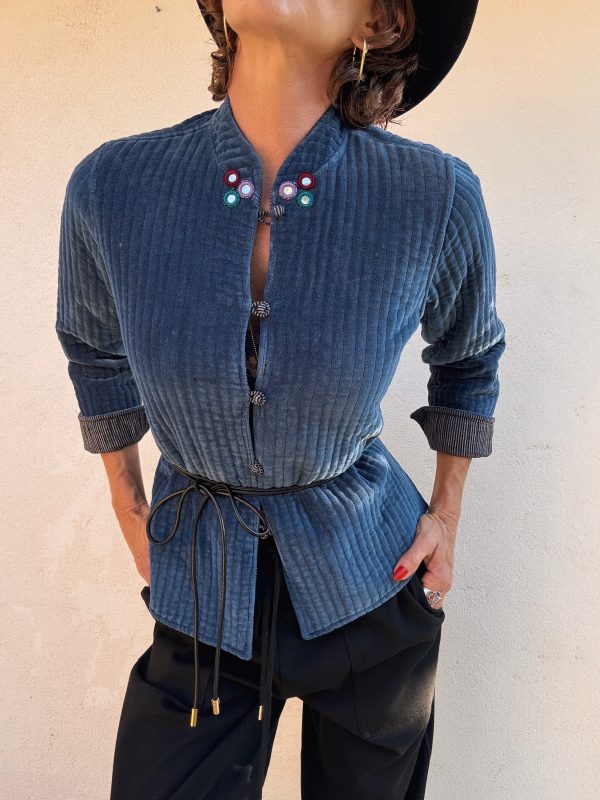 The Velvet Jacket in Blue - Imagen 7