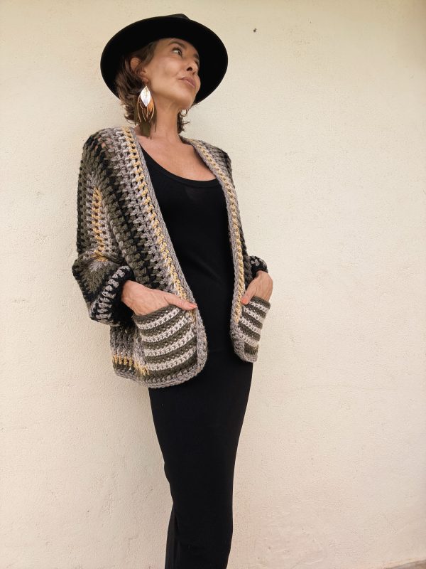 The Bimba Cárdigan in Grey - Imagen 5