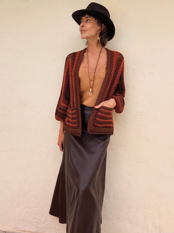 The Bimba Cárdigan in Red - Imagen 4