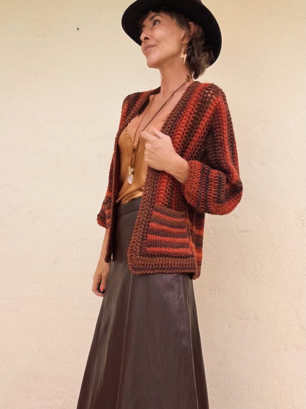 The Bimba Cárdigan in Red - Imagen 2