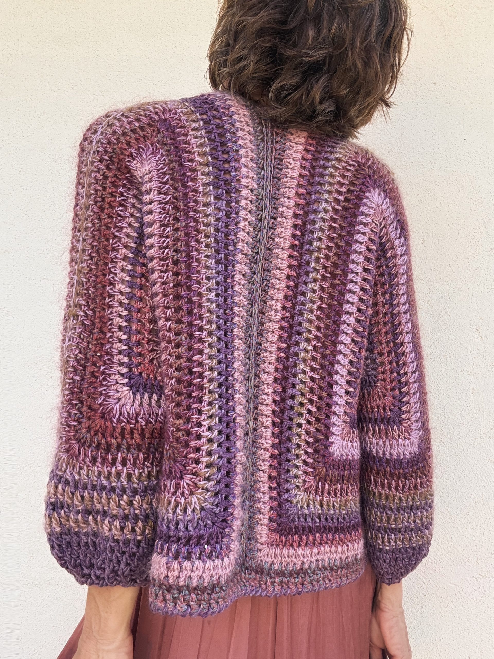 The Bimba Cárdigan in Lilacs - Imagen 7