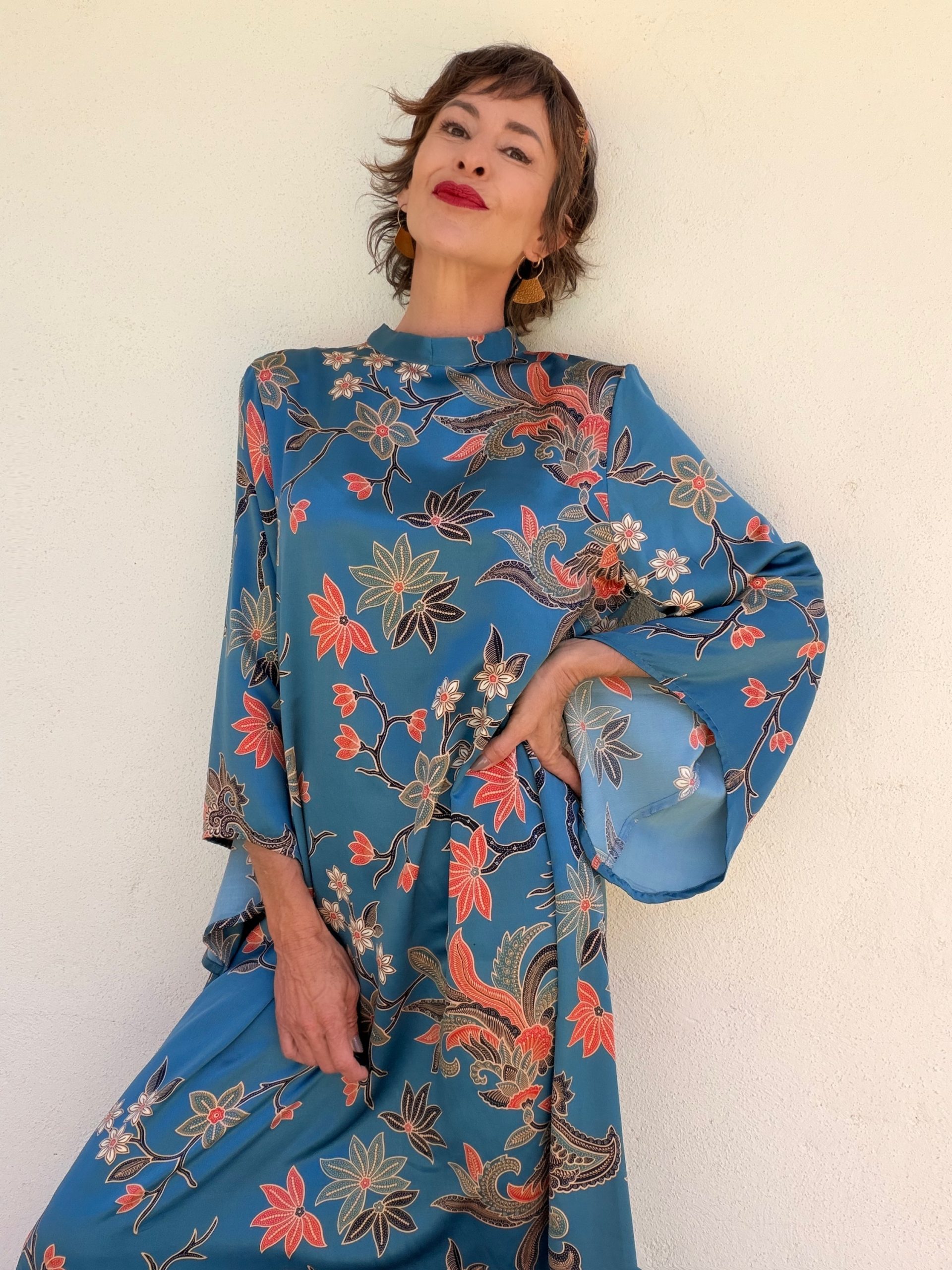 The Suri Dress in Blue - Image 8