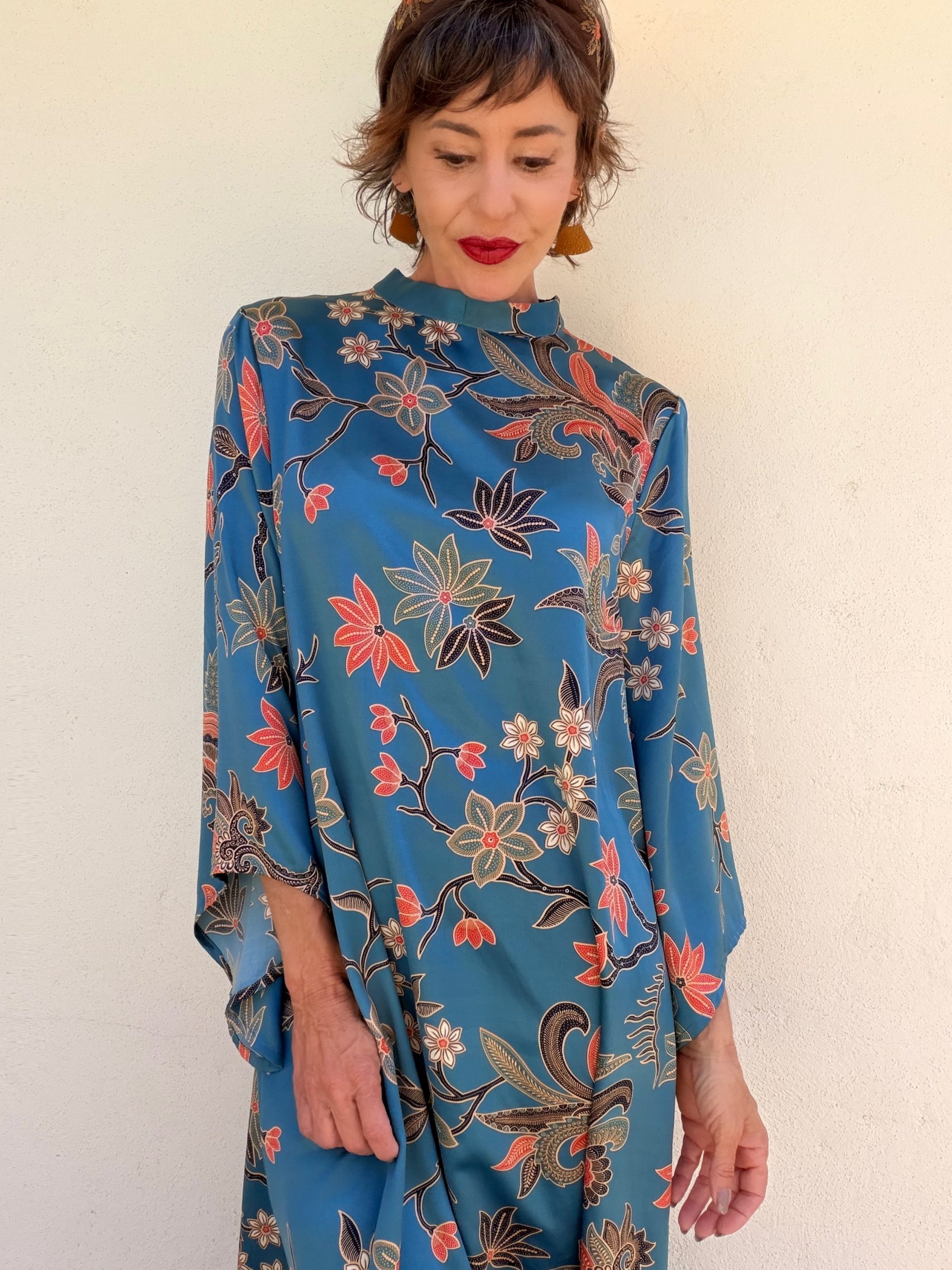 The Suri Dress in Blue