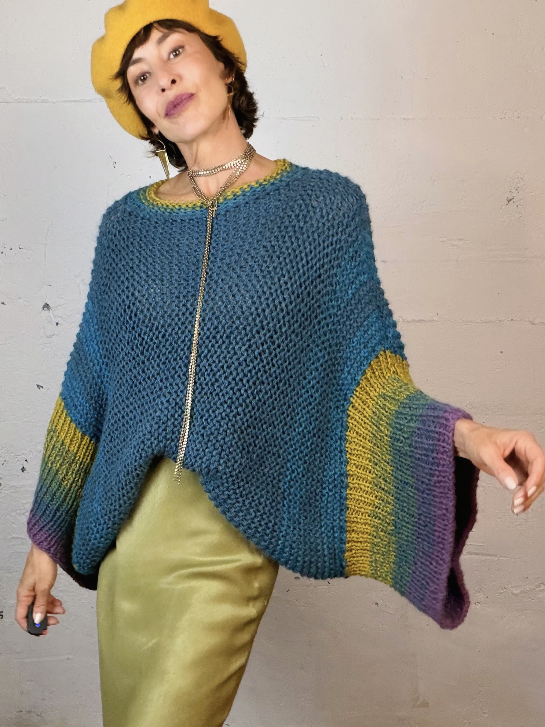 The Alpaca Suéter in Blue