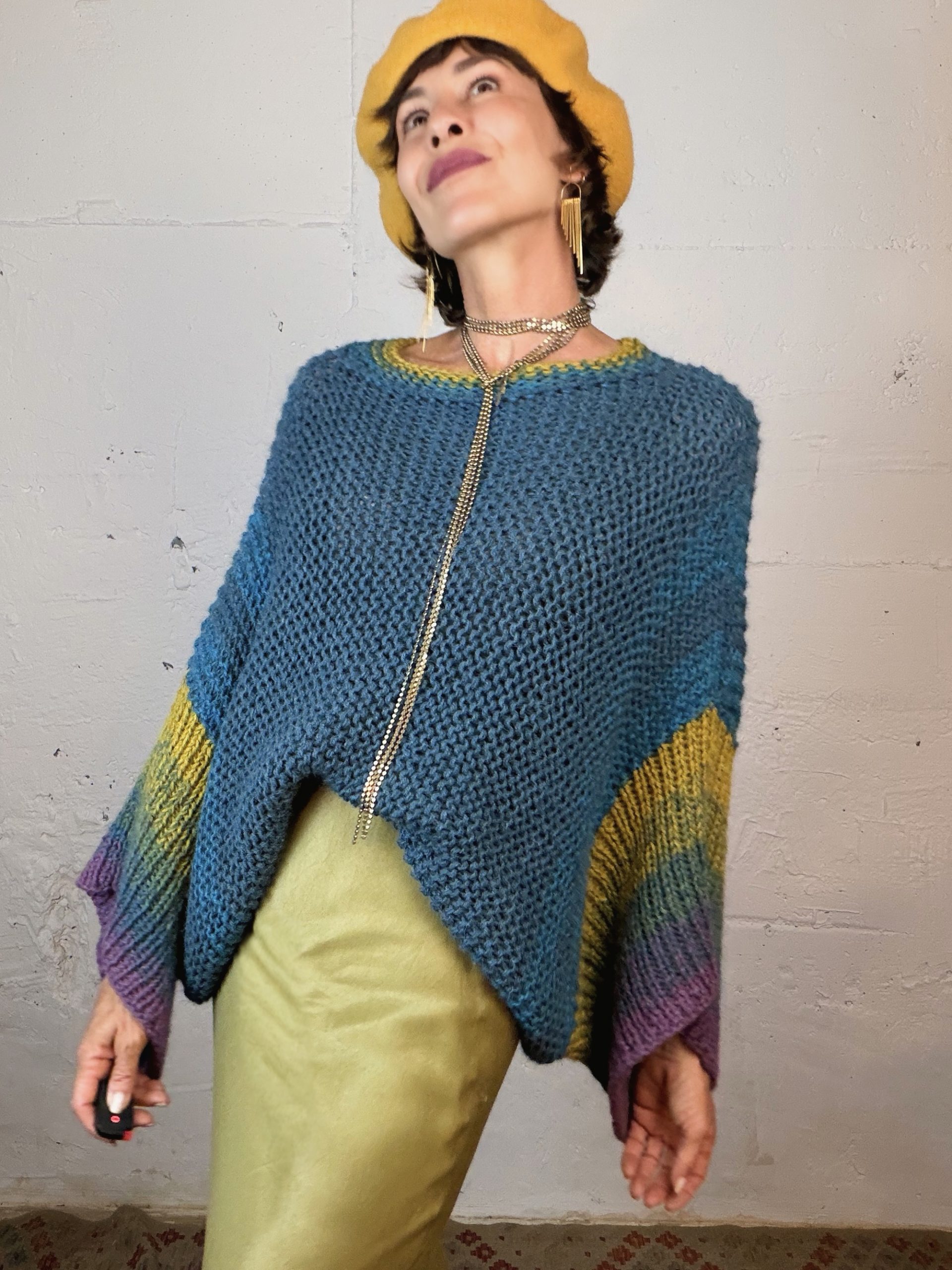 The Alpaca Suéter in Blue - Imagen 2