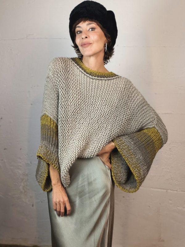 The Alpaca Sweater in Grey