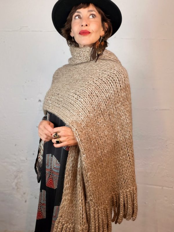 The Alpaca Chal in Beige