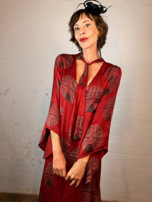 The Suri Dress in Red