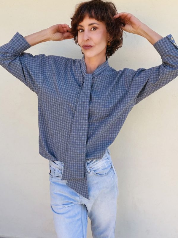The Luisa Blouse in Blue