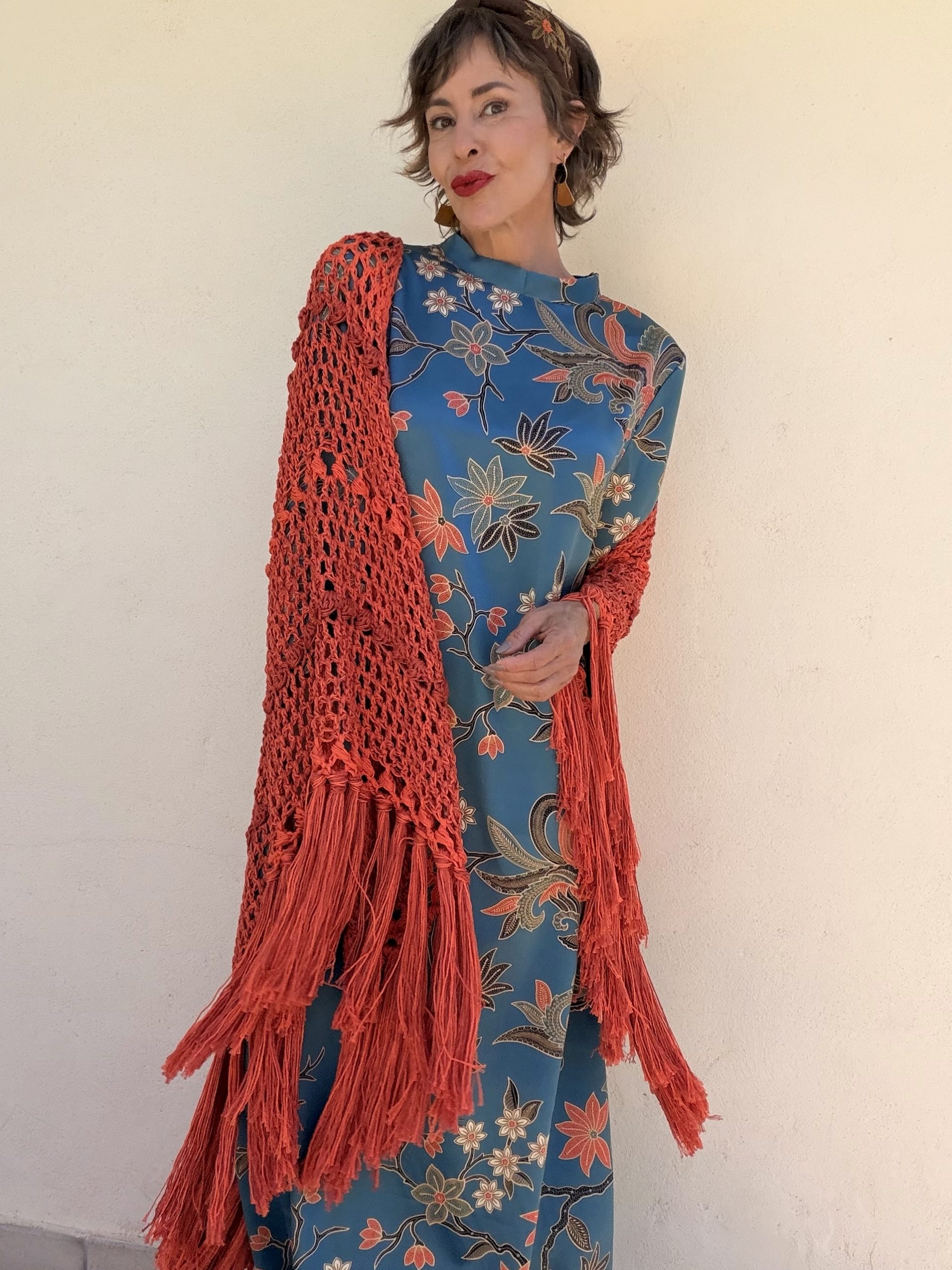 The Suri Dress in Blue - Image 3