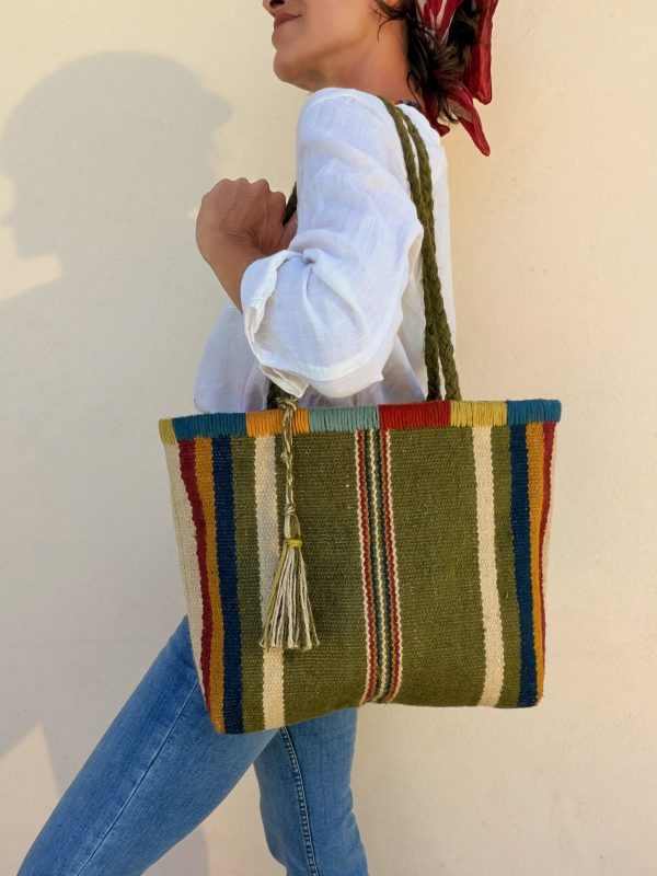 The Jute Basket Green