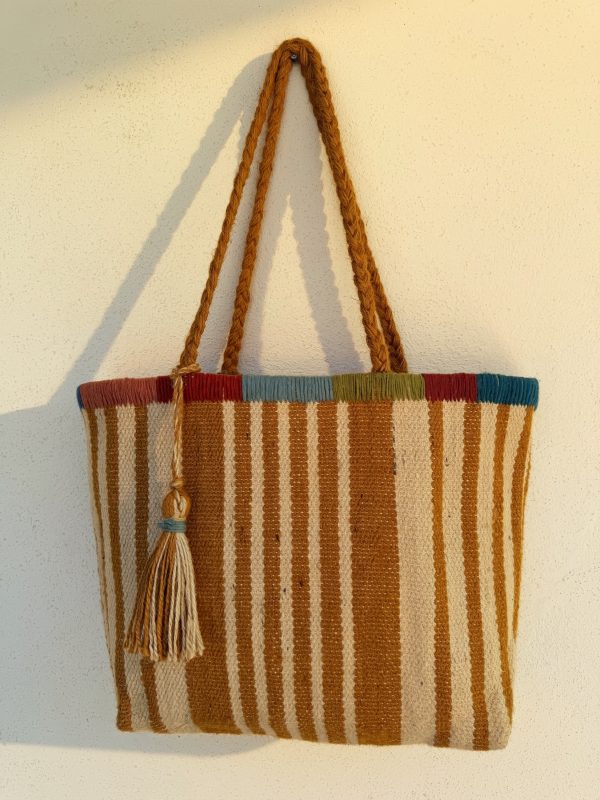 The Jute Basket Mustard