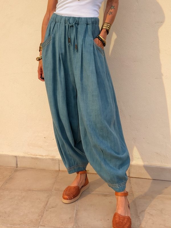The Cairo Pant Blue