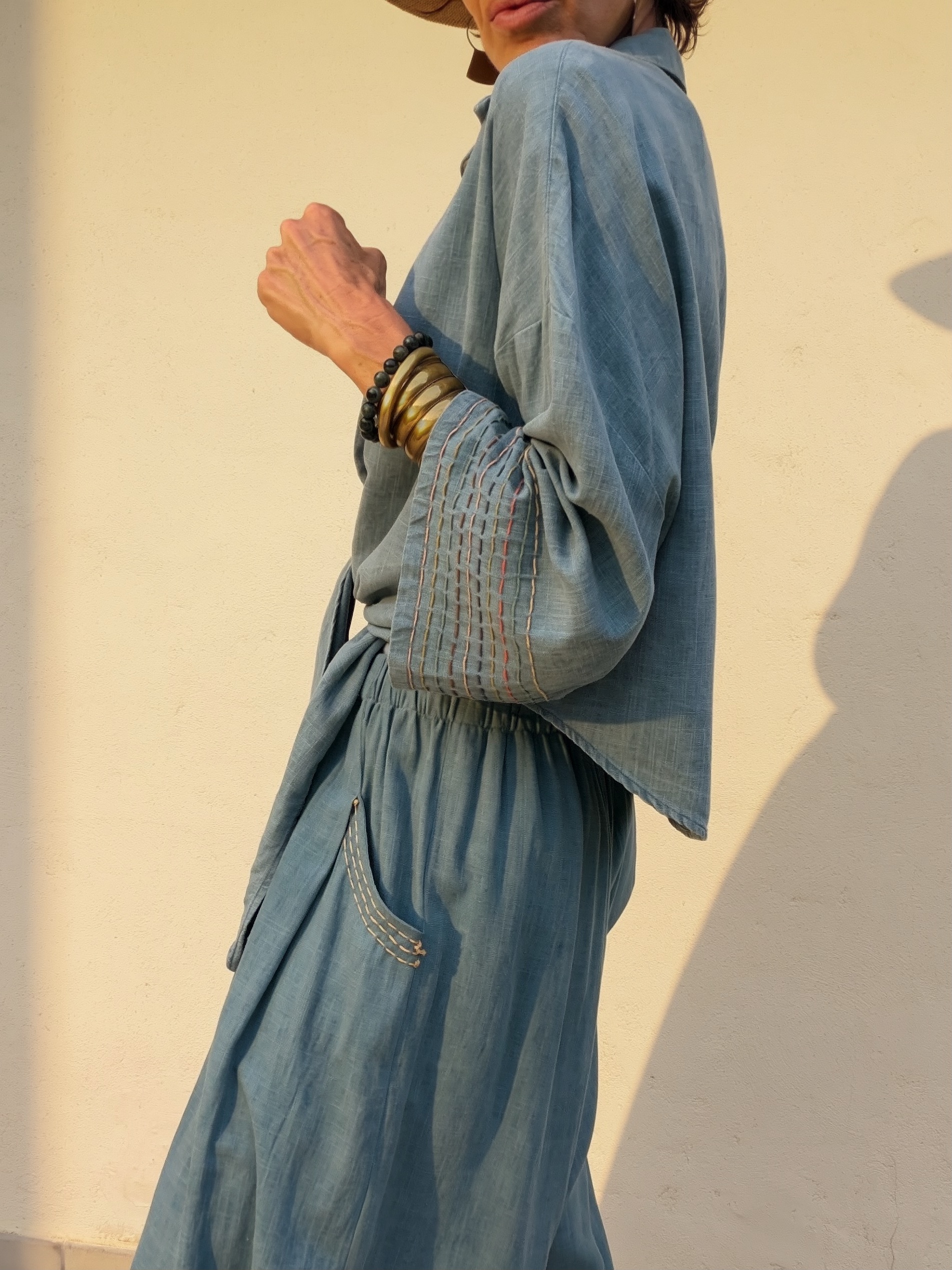 The Formentera Shirt Blue - Imagen 4