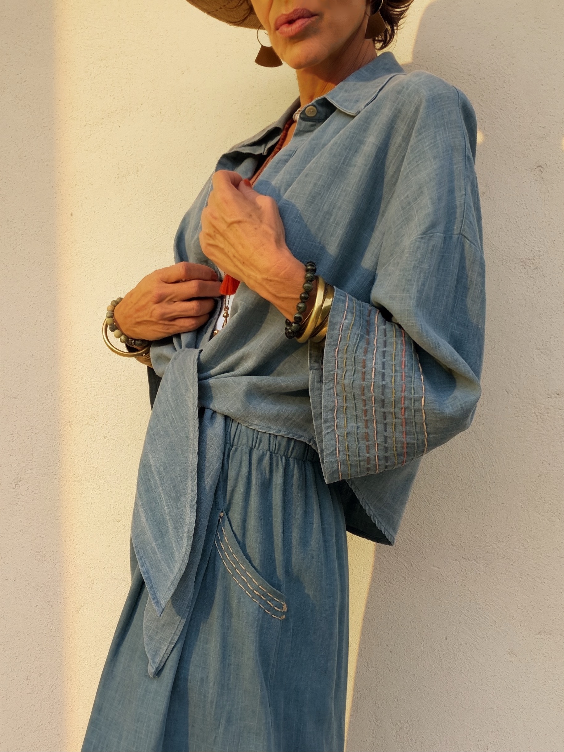 The Formentera Shirt Blue - Imagen 2