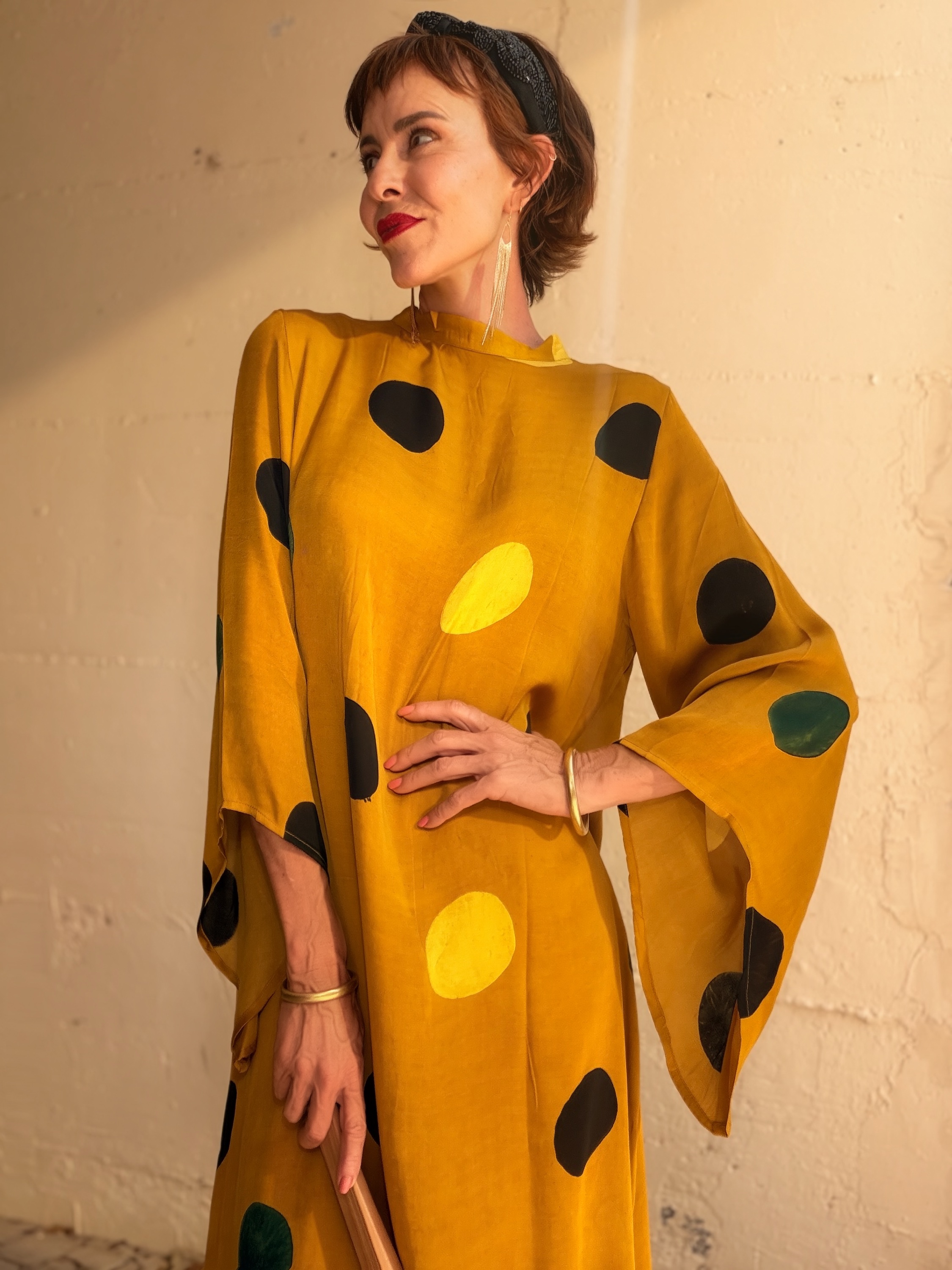 The Long Suri Dress Lunares - Imagen 2