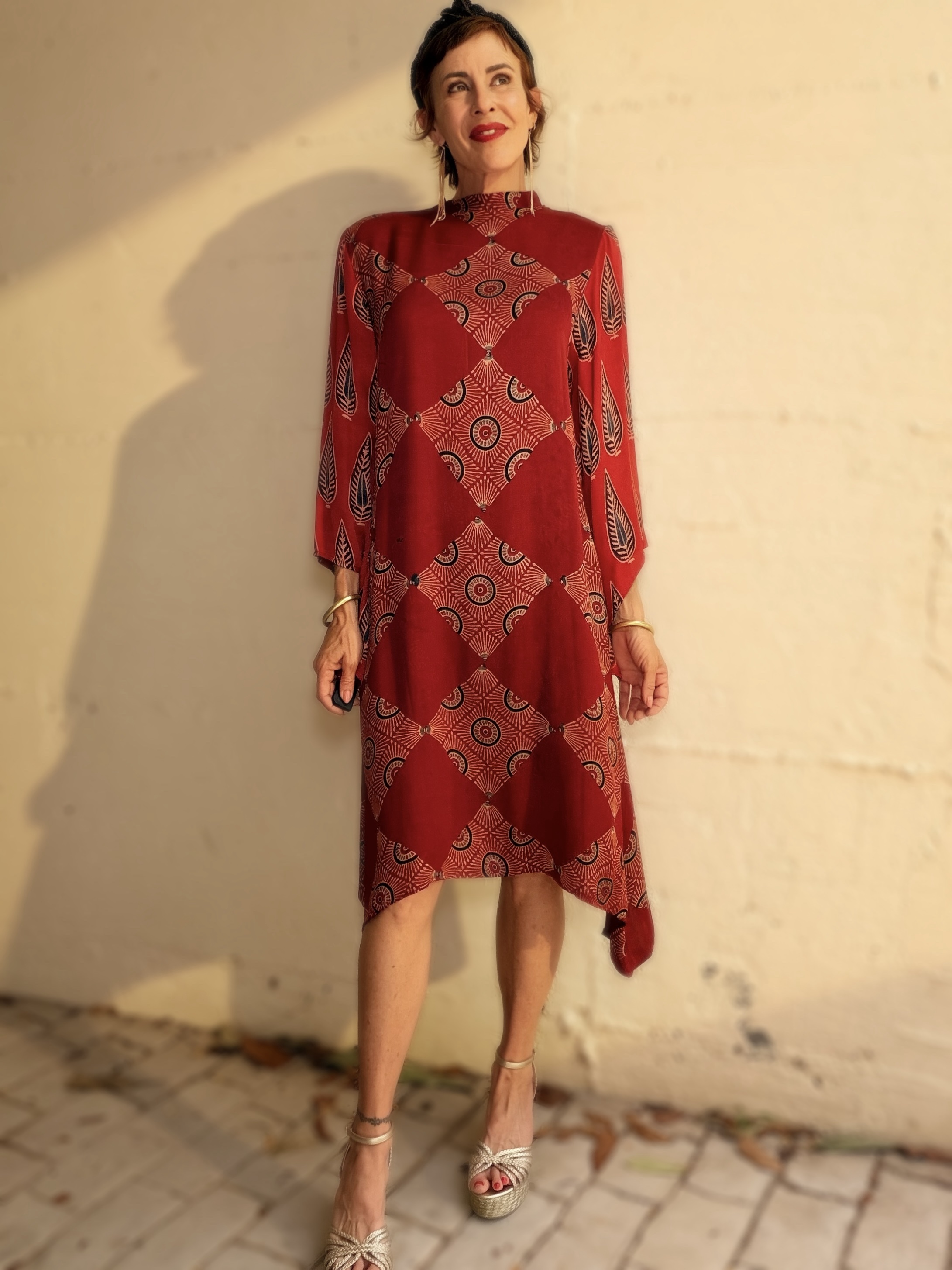 The Midi Suri Dress Rombo - Imagen 3