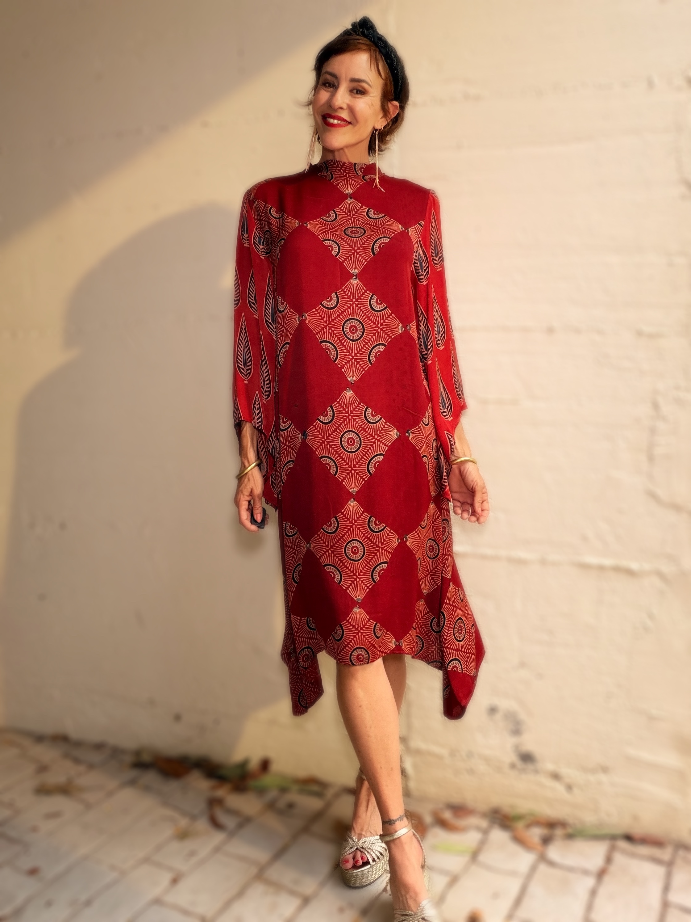 The Midi Suri Dress Rombo - Imagen 5