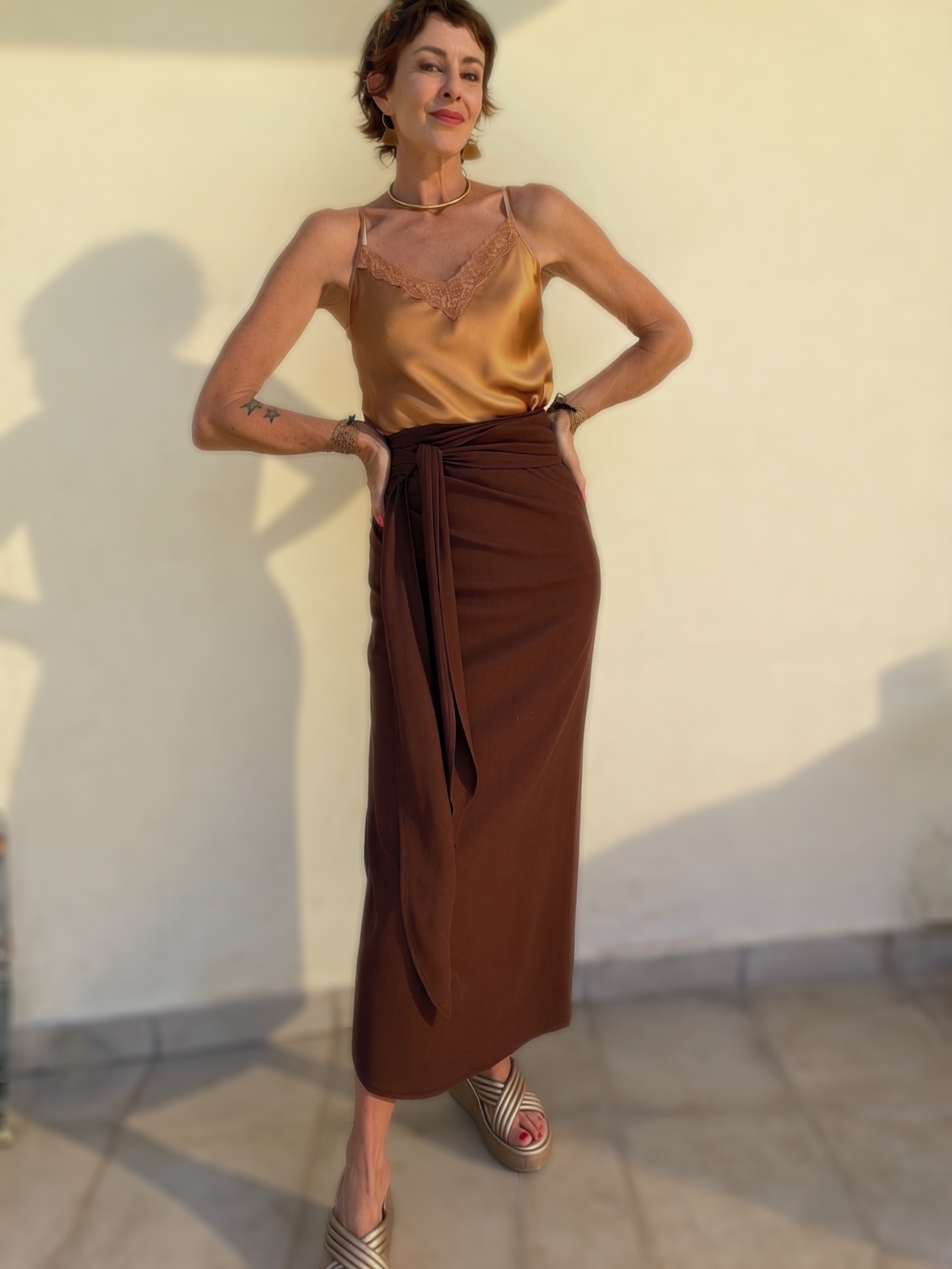 The Pareo Skirt Brown - Imagen 3