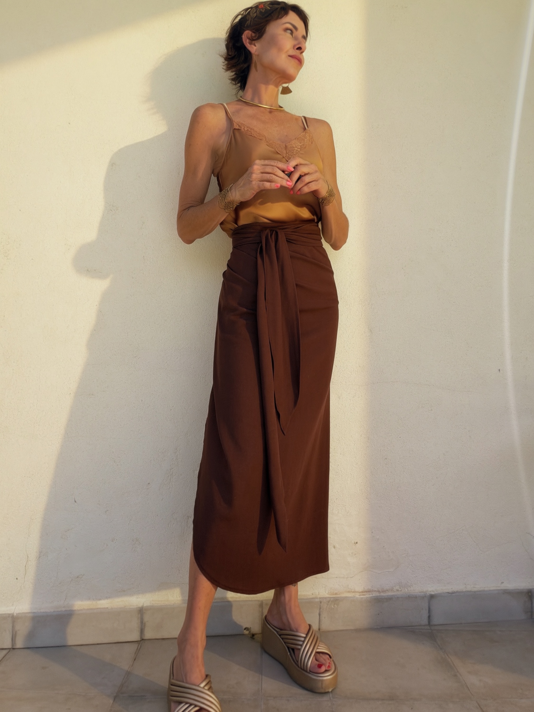 The Pareo Skirt Brown - Imagen 10