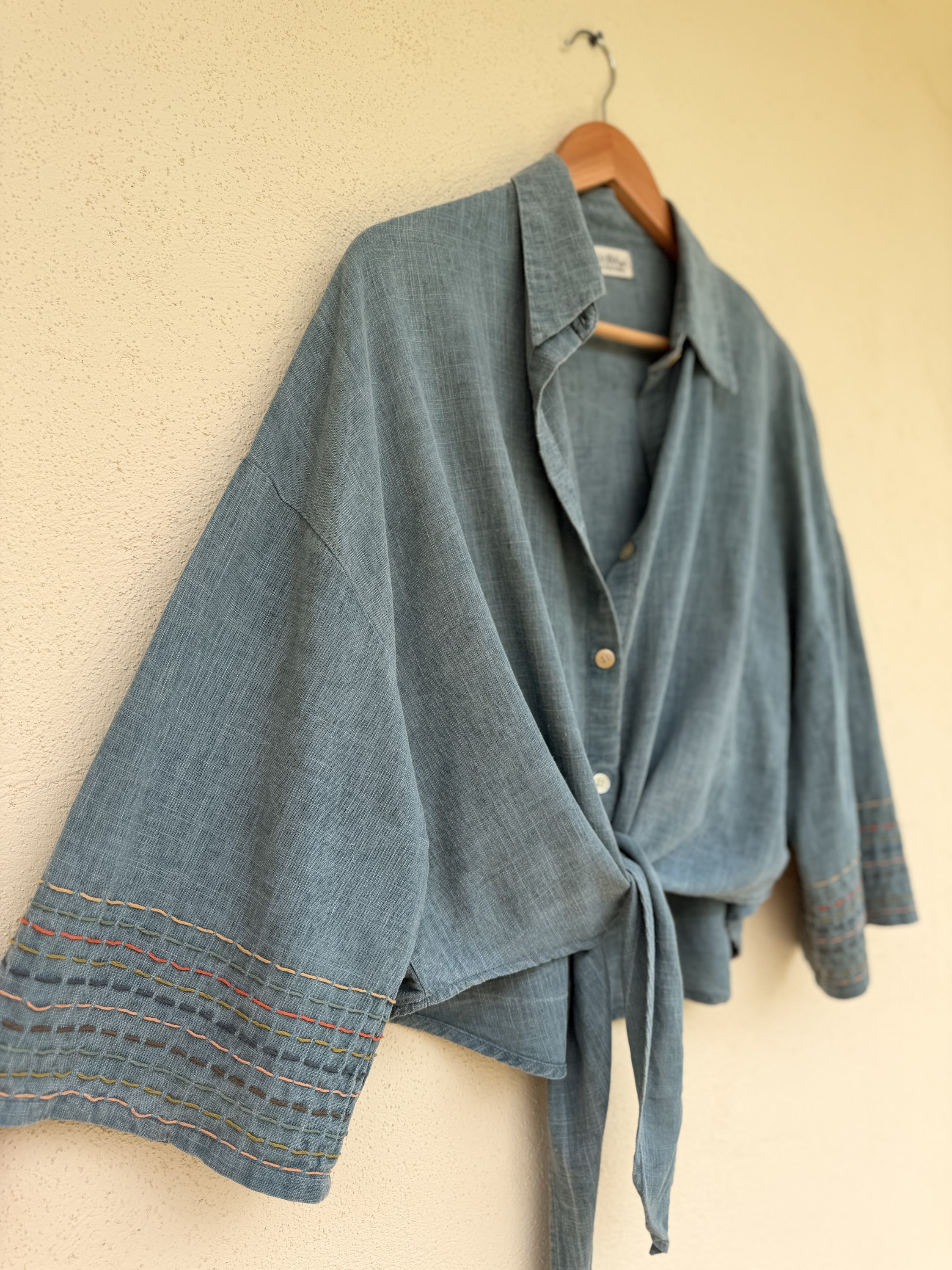 The Formentera Shirt Blue - Imagen 6
