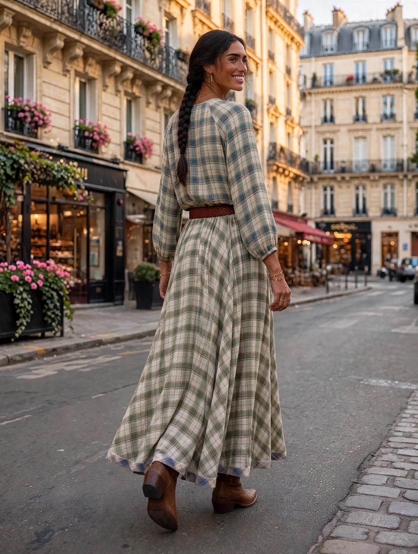 The Tartán Skirt Green - Imagen 4