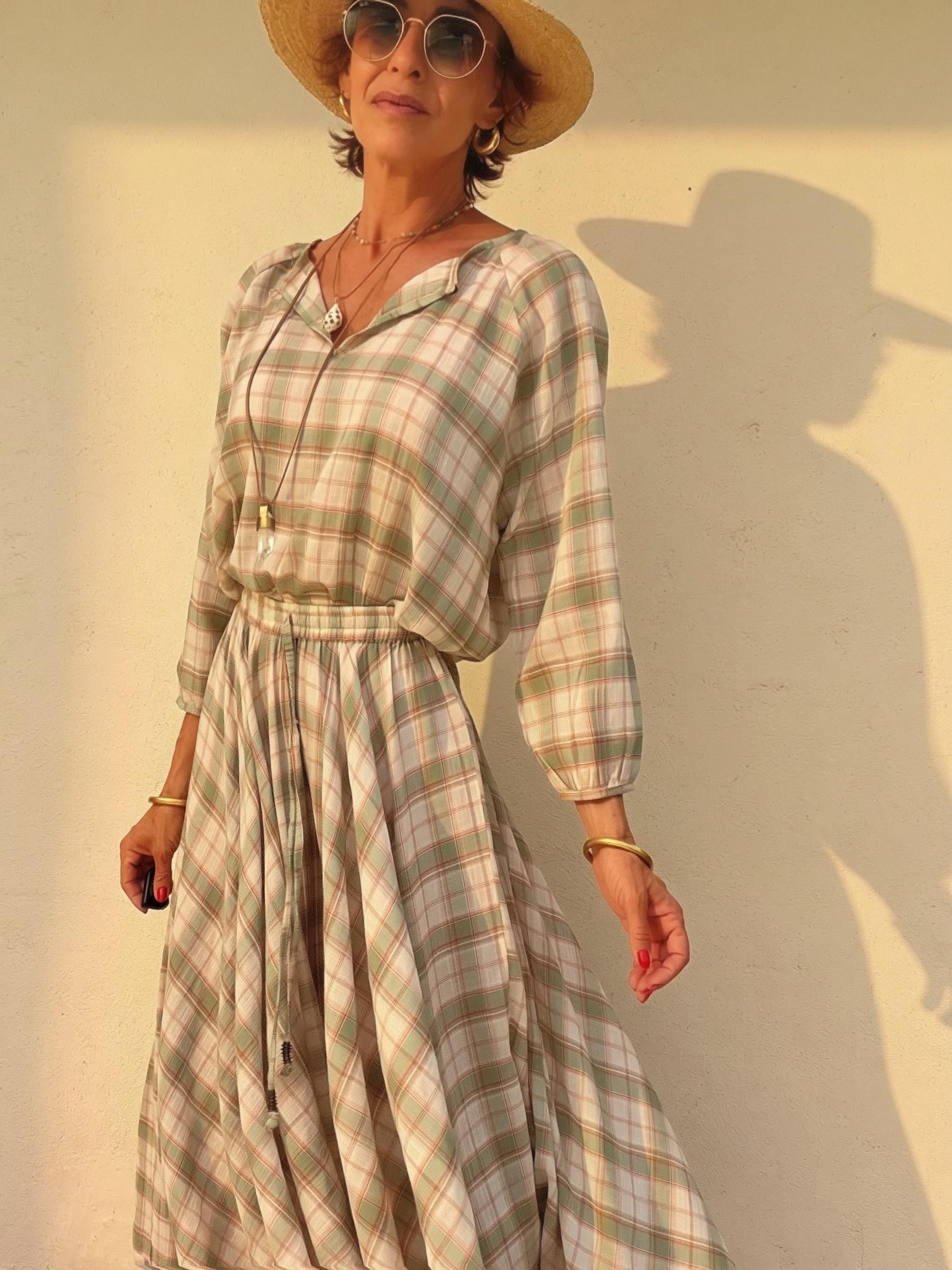 The Tartán Blouse Green - Imagen 4