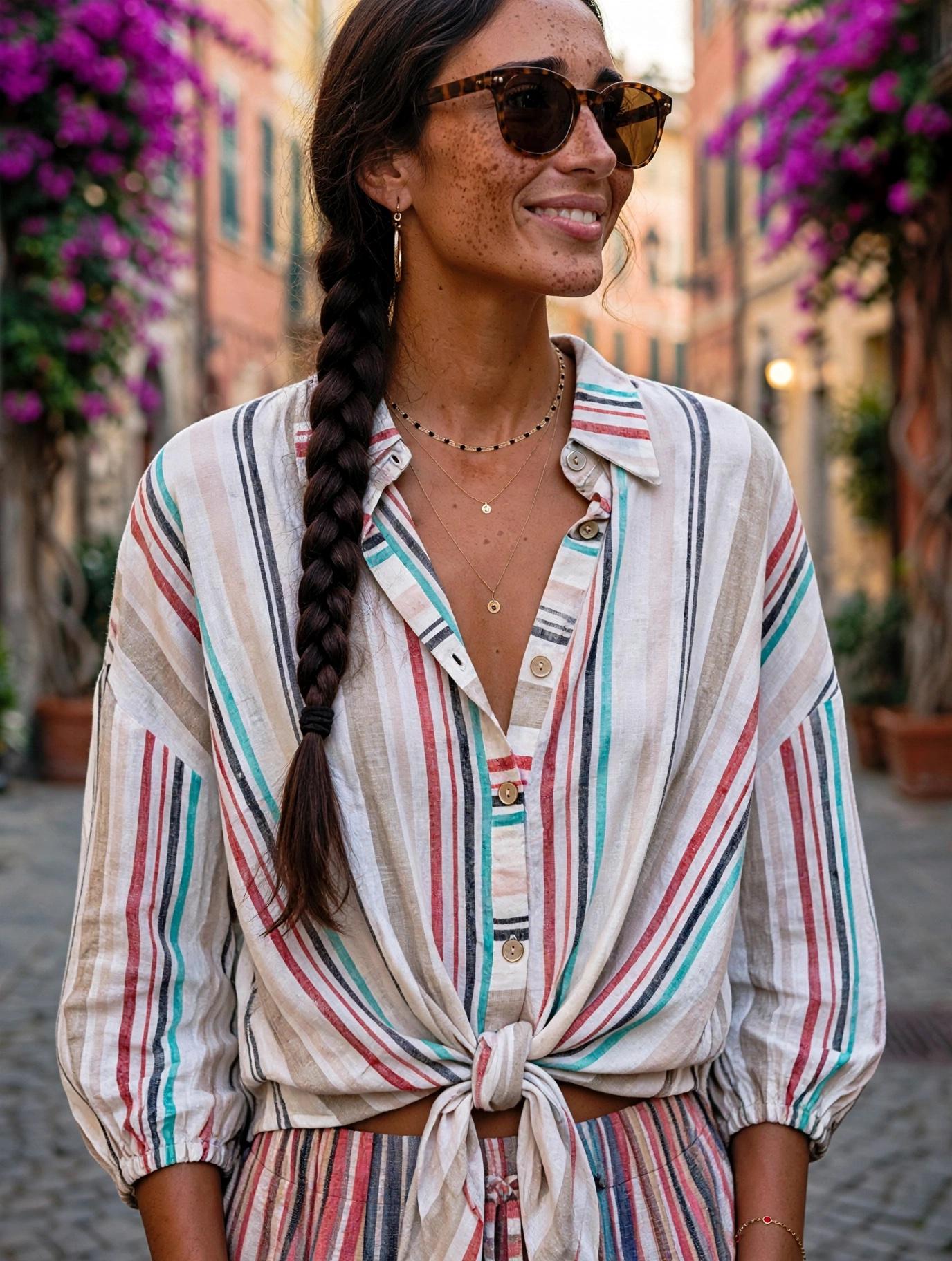 The Palma Blouse Rayas n.2 - Imagen 4