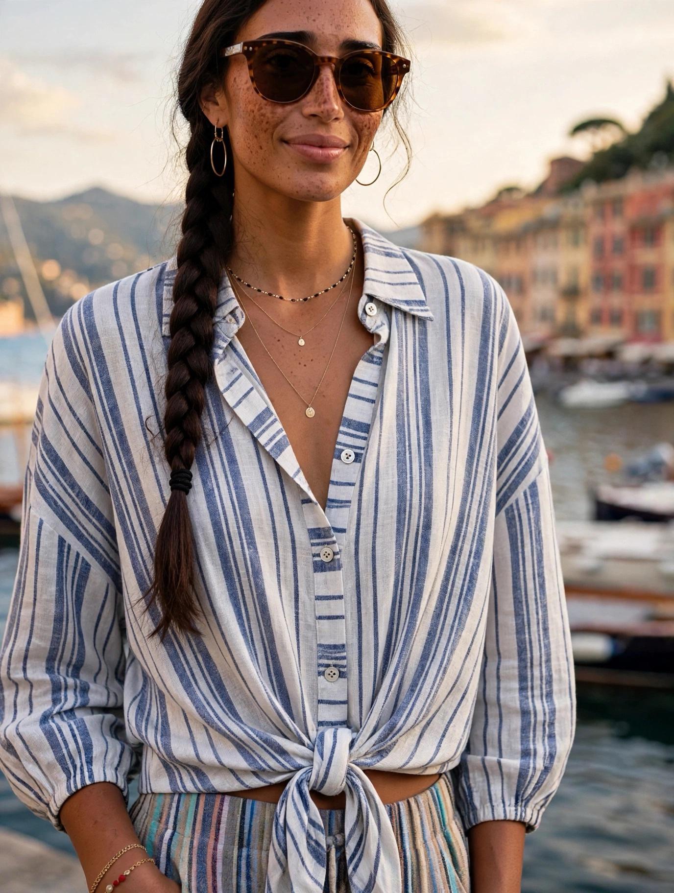 The Palma Blouse Rayas n.1 - Imagen 2