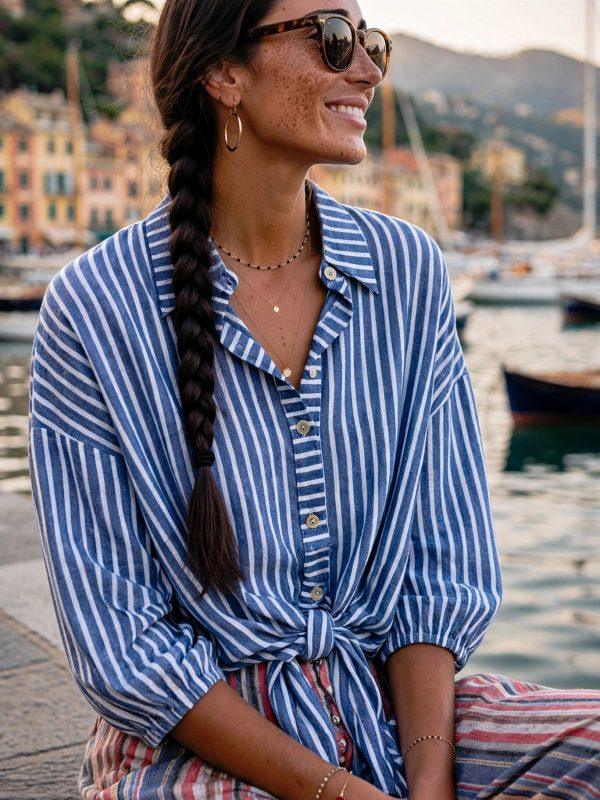 The Palma Blouse Rayas n.3